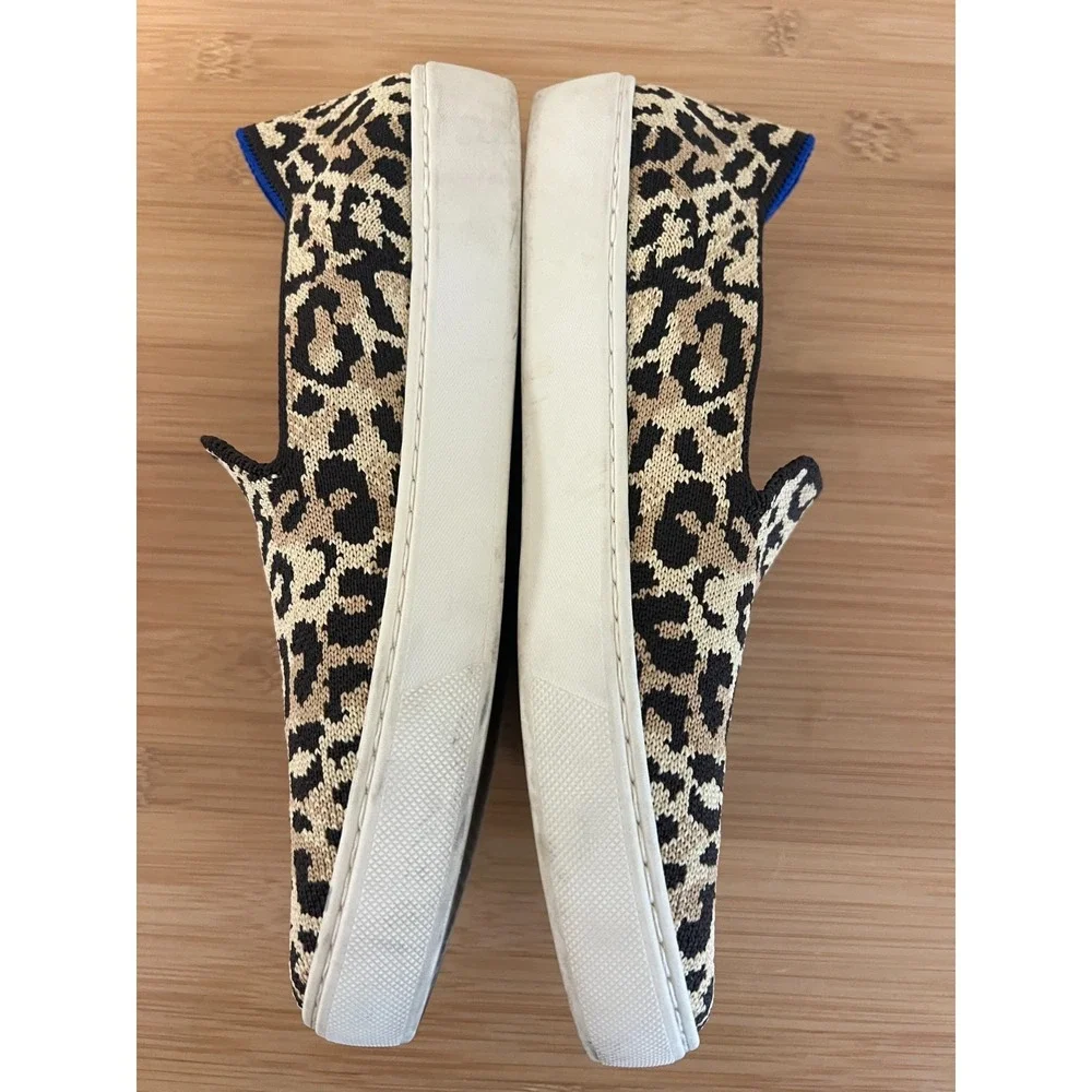 Rothy's Women's Limited Retired‎ Camo Cat Leopard Original Slip On Sneaker Sz 7